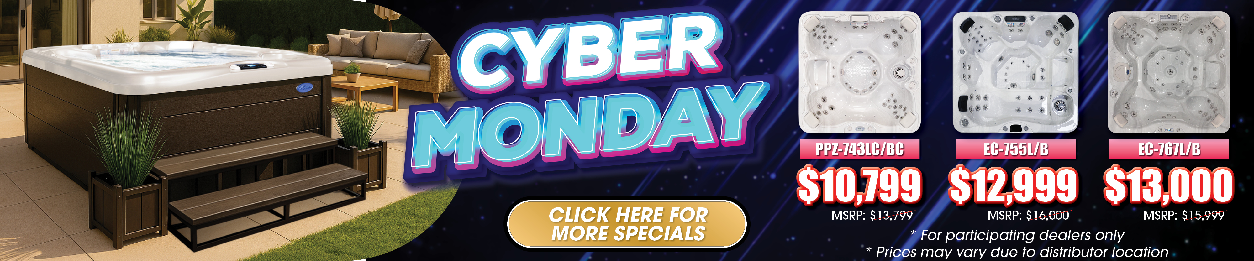 Calspas hot tub being used in a family setting - Elpaso