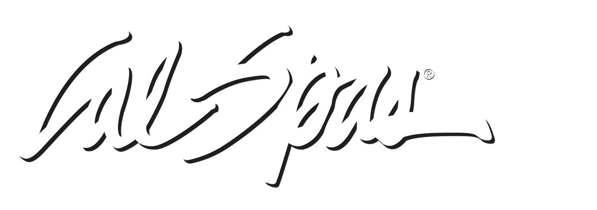 Calspas White logo hot tubs spas for sale Elpaso